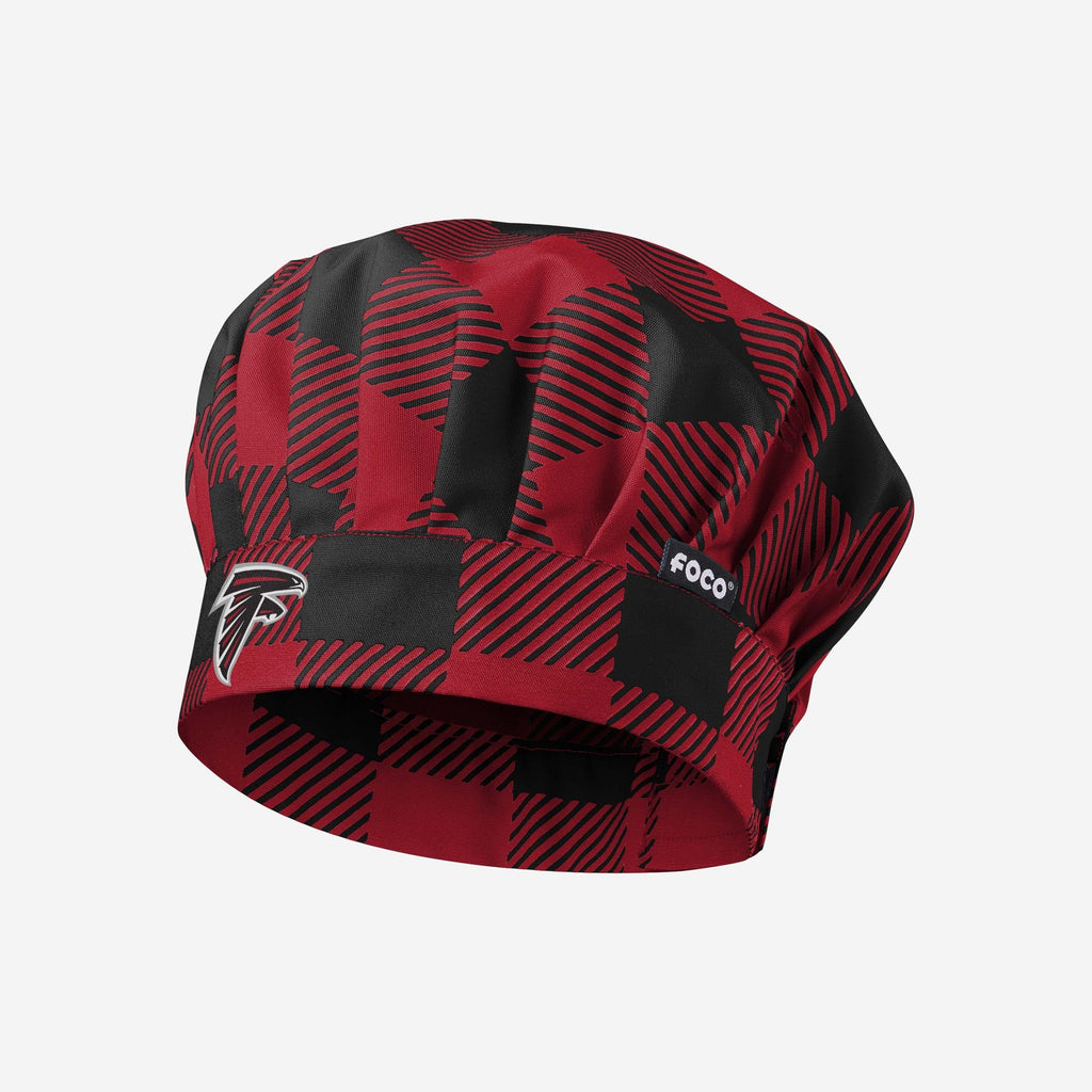FOCO Atlanta Falcons Plaid Chef Hat Unisex 2