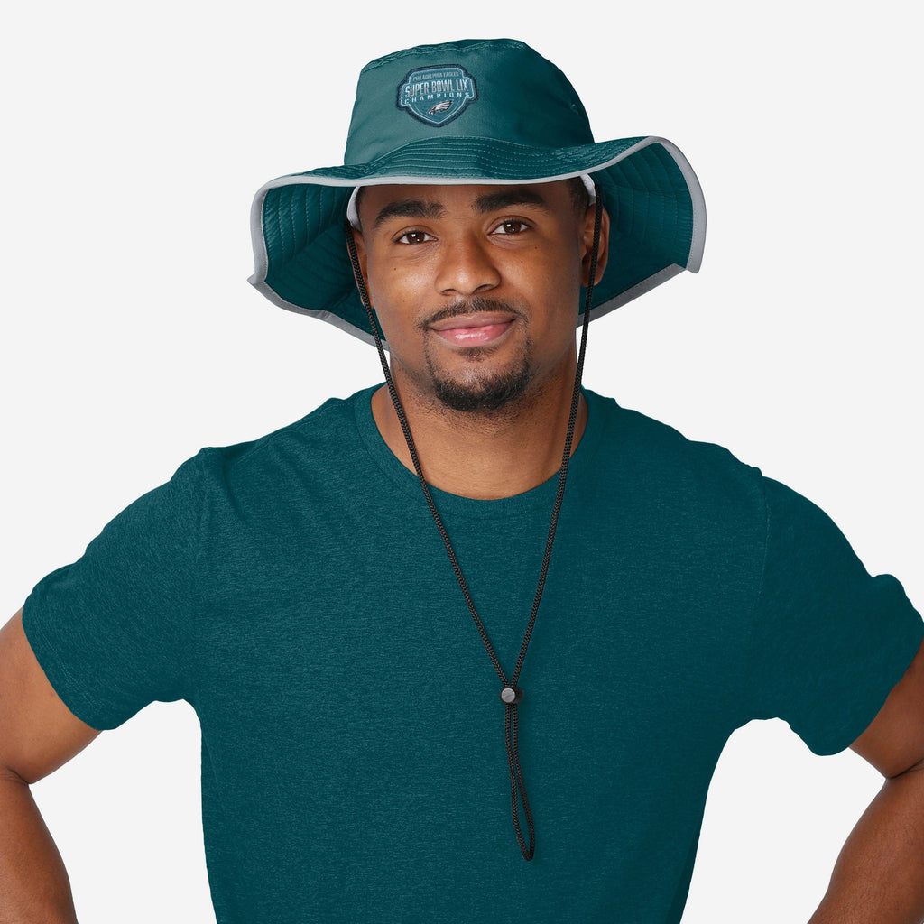 Philadelphia Eagles Super Bowl LIX Champions Solid Boonie Hat FOCO