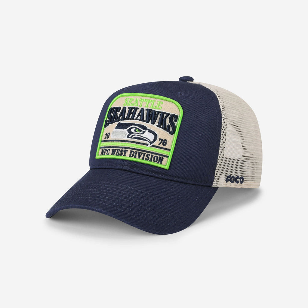 FOCO Seattle Seahawks Truckstop Patch Trucker Cap Unisex One Size 2
