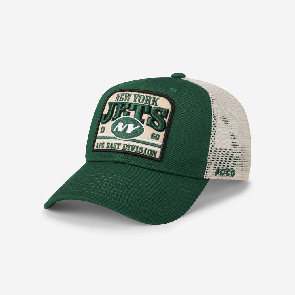 FOCO New York Jets Truckstop Patch Trucker Cap Unisex 2