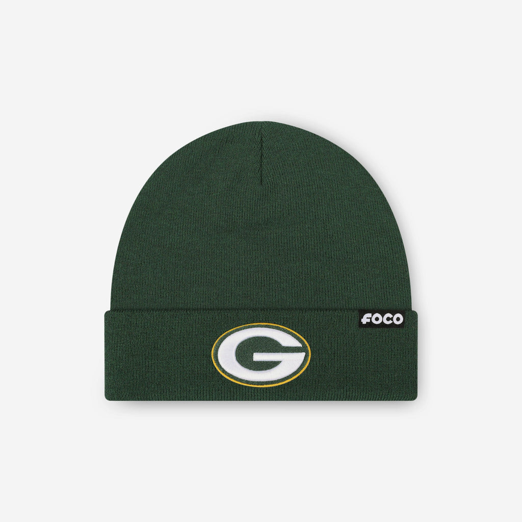 FOCO Green Bay Packers Basic Beanie Green One Size 2