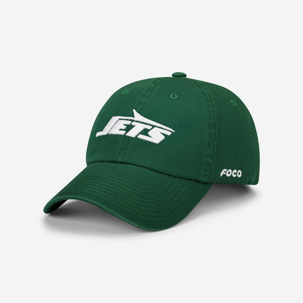FOCO New York Jets Casual Cap Green 2