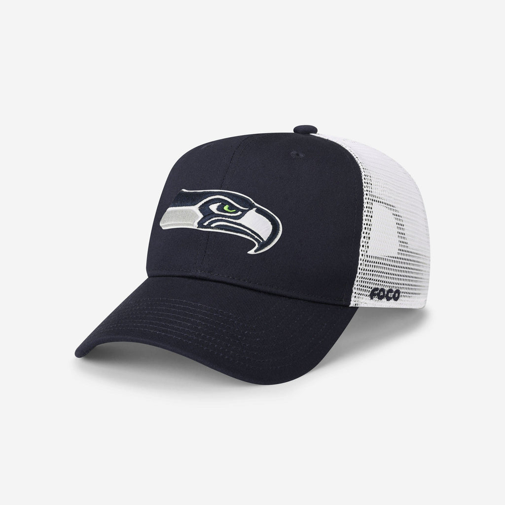 FOCO Seattle Seahawks Primary Logo Trucker Cap Unisex One Size 2