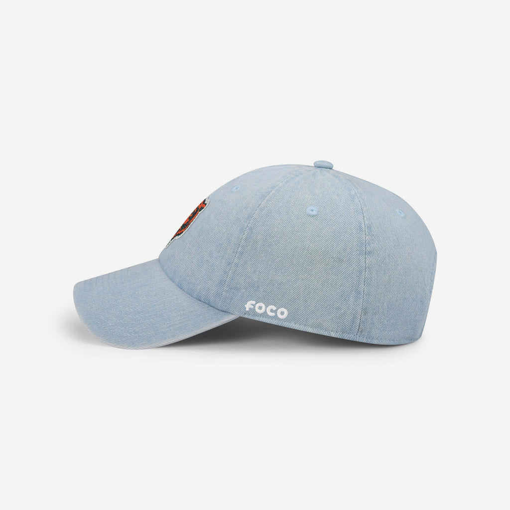Chicago Bears Rhinestone Logo Denim Casual Cap FOCO display picture 1