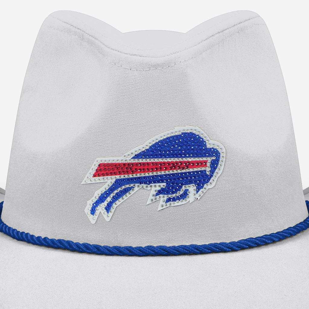 Buffalo Bills White Rhinestone Logo Cowboy Hat FOCO display picture 2