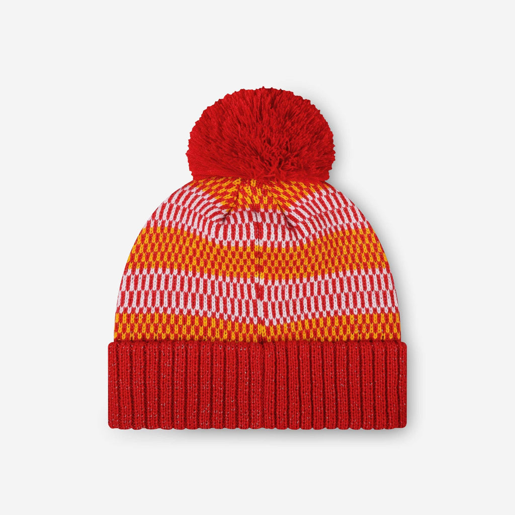 FOCO Kansas City Chiefs Beanie Red 3