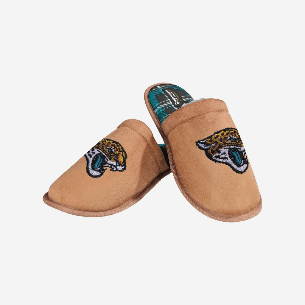 FOCO Jacksonville Jaguars Scuff Slipper Brown M 4