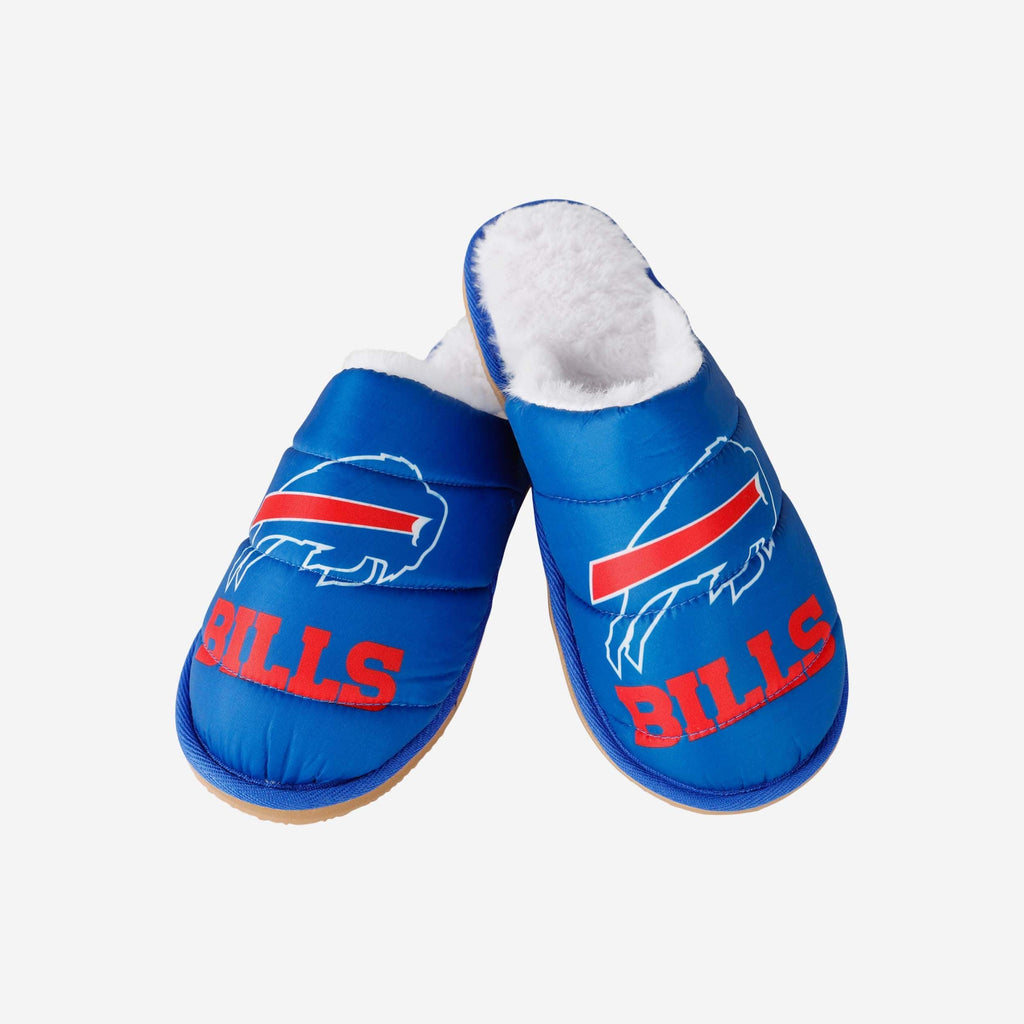 FOCO Buffalo Bills Big Logo Mule Slipper Blue/Red M Men 4
