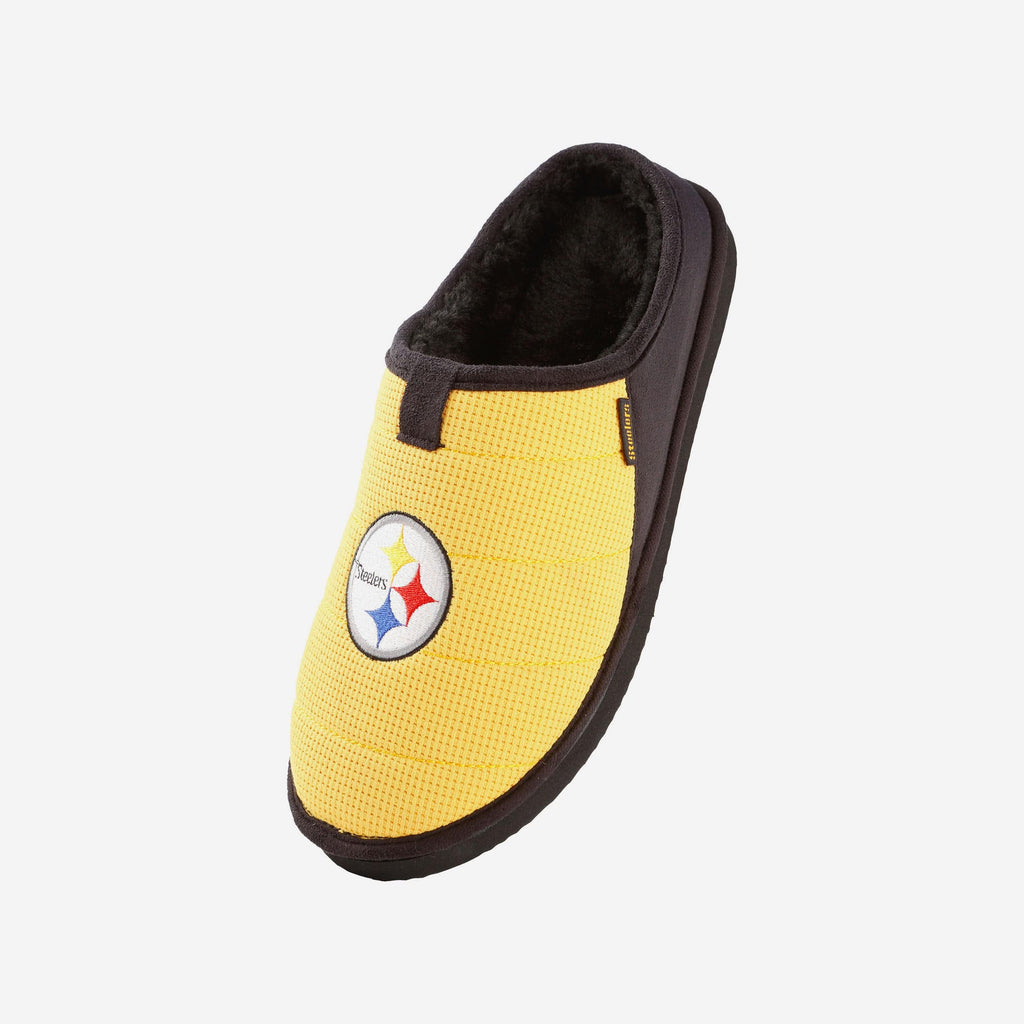 FOCO Pittsburgh Steelers Thermal Slipper Black M 3