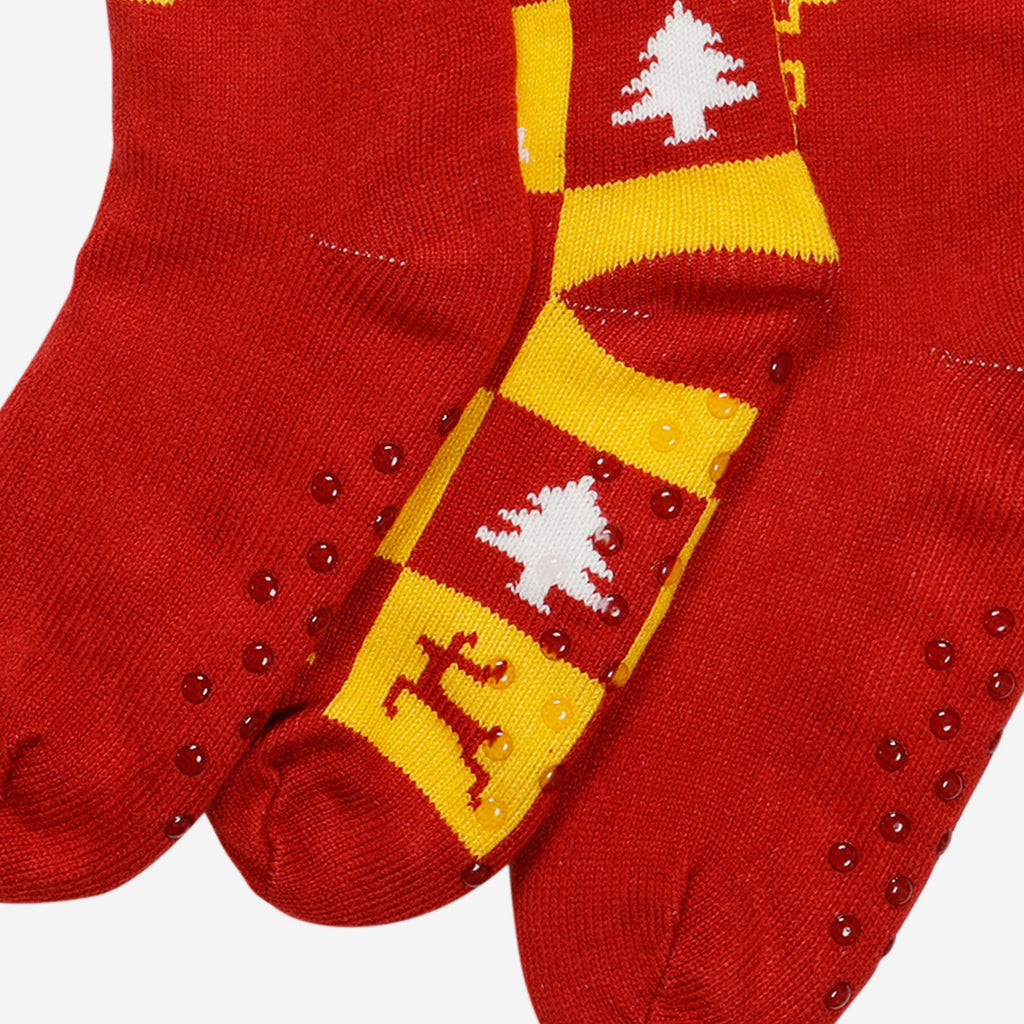FOCO USC Trojans Slipper Socks Multicolor 4