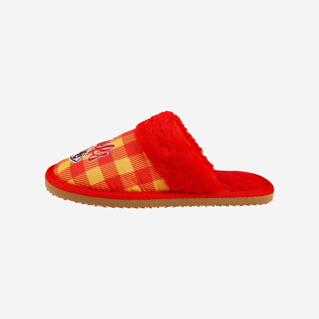 FOCO Kansas City Chiefs Mule Slipper Plaid S 2