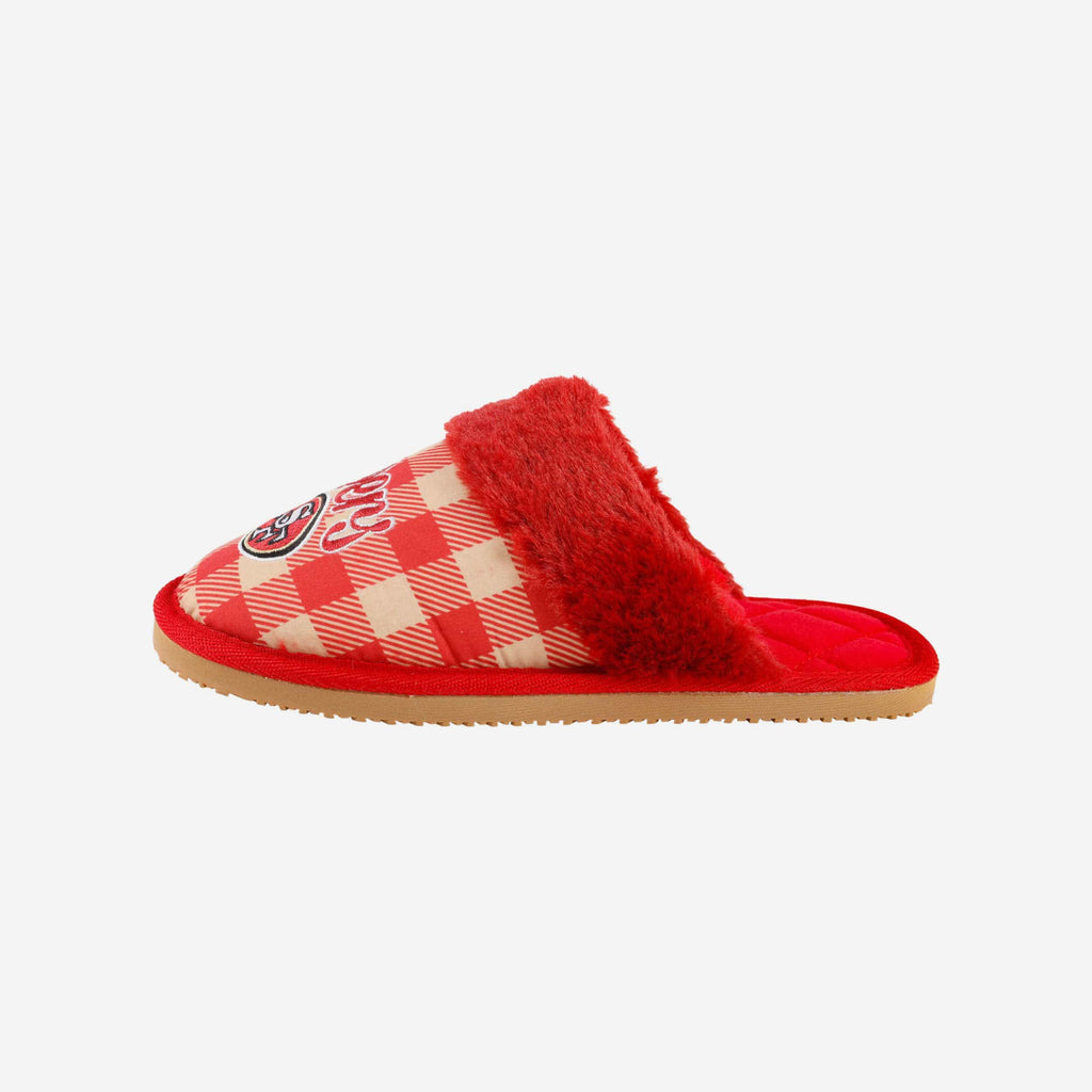 FOCO San Francisco 49ers Slipper Plaid L 2