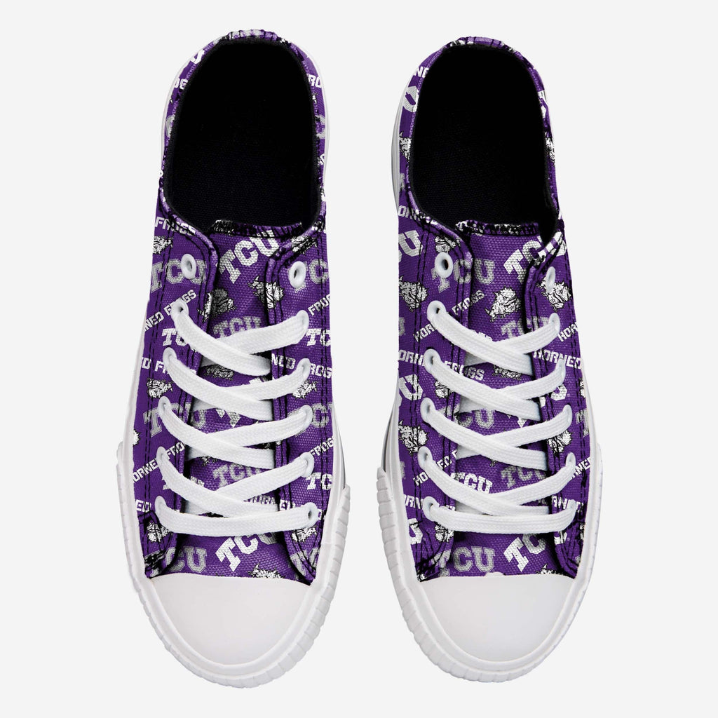 FOCO TCU Low Top Canvas Shoe White 2XL 4