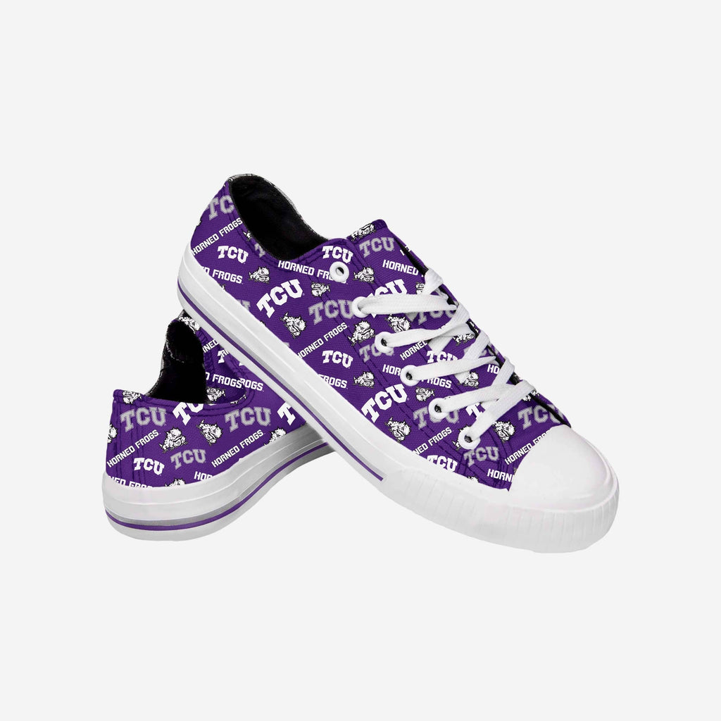 FOCO TCU Low Top Canvas Shoe White 2XL 3