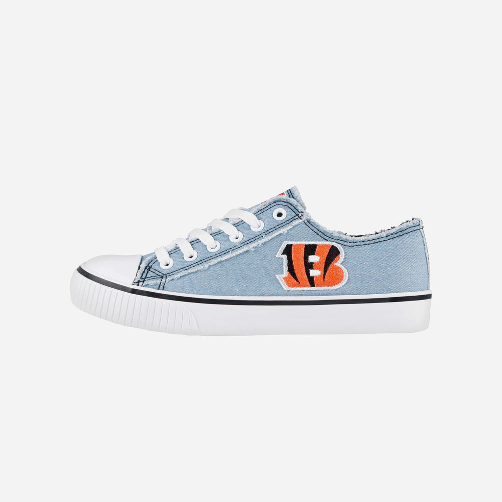 FOCO Cincinnati Bengals Low Top Canvas Shoe Denim Size L 2