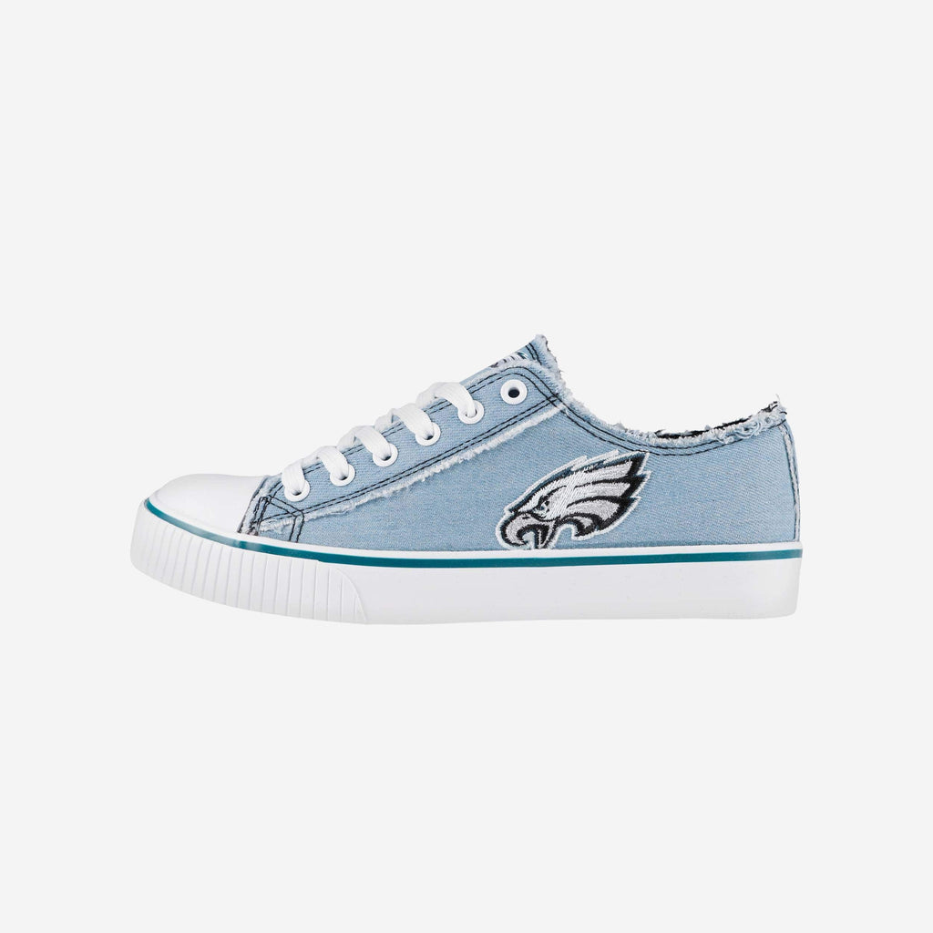 FOCO Philadelphia Eagles Low Top Canvas Shoe Denim 2XL 2