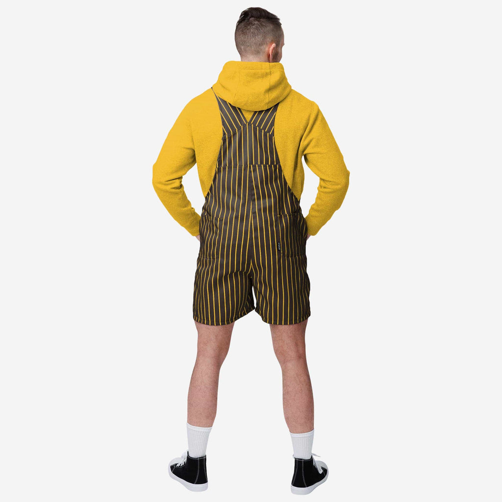 FOCO San Diego Padres Pinstripe Bib Shortalls Men Size L 3