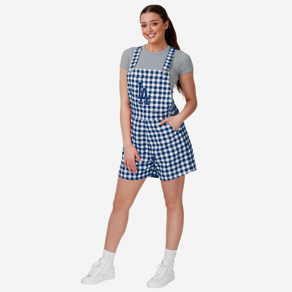 FOCO Los Angeles Dodgers Bib Shortalls Blue 2XL 2