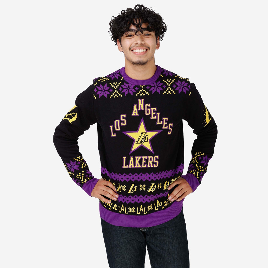 Los Angeles Lakers Thematic Knit Sweater FOCO
