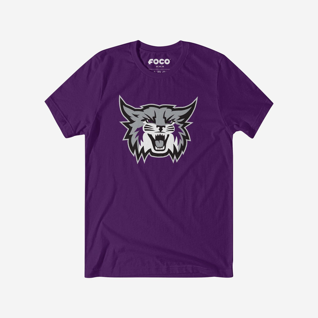 FOCO Weber State Wildcats Primary Logo T-Shirt Athletic Heather S Men 2