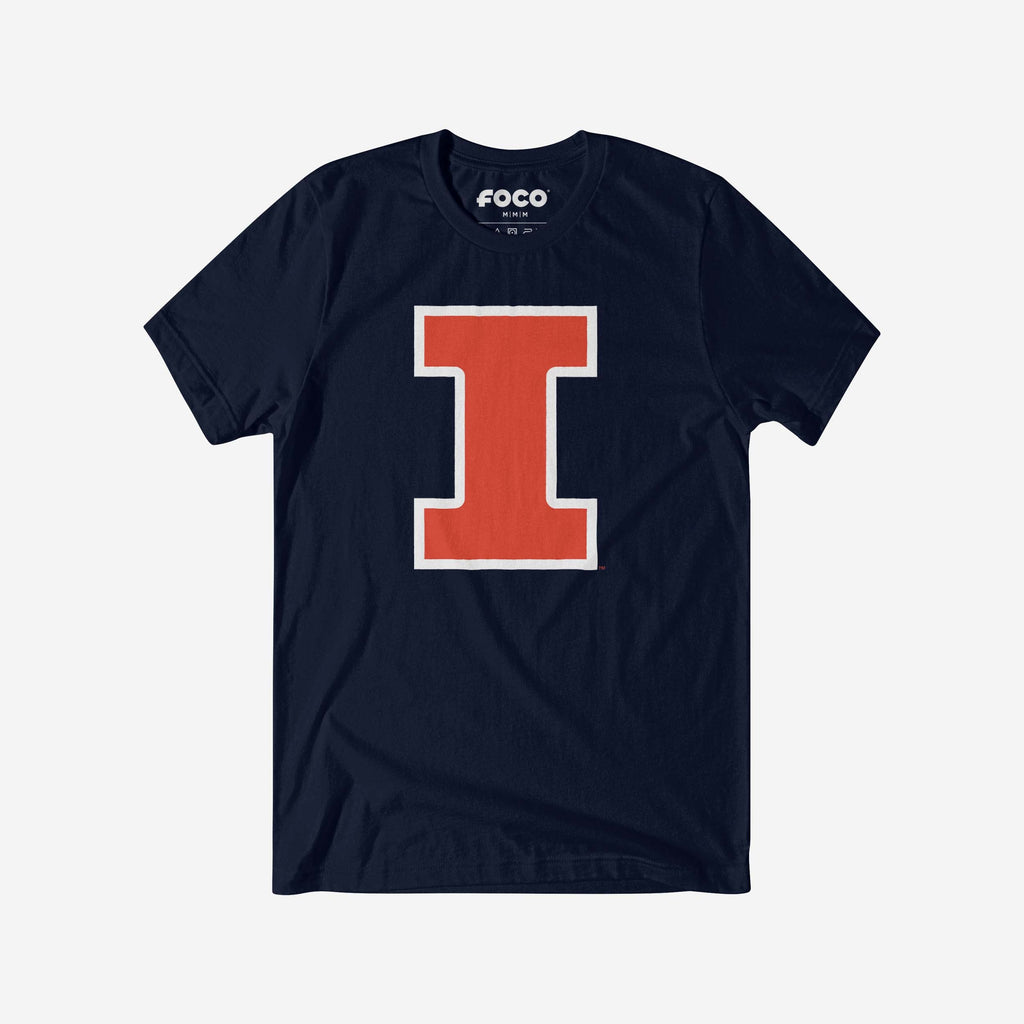 FOCO Illinois Fighting Illini Primary Logo T-Shirt Orange 3XL 2