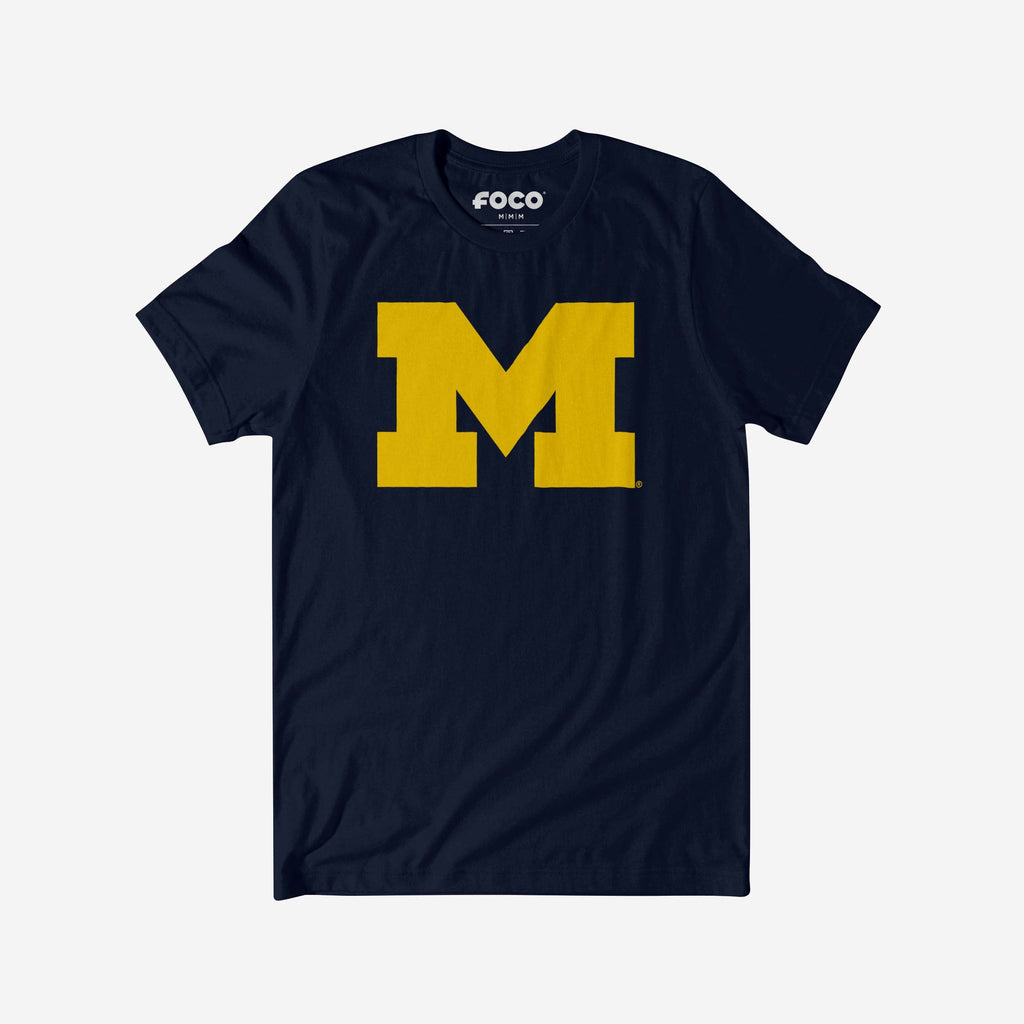 FOCO Michigan Wolverines Primary Logo T-Shirt Black L 2