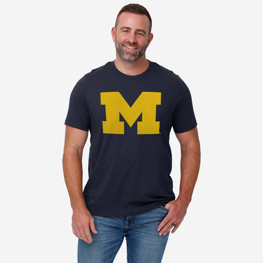 FOCO Michigan Wolverines Primary Logo T-Shirt Black L 3