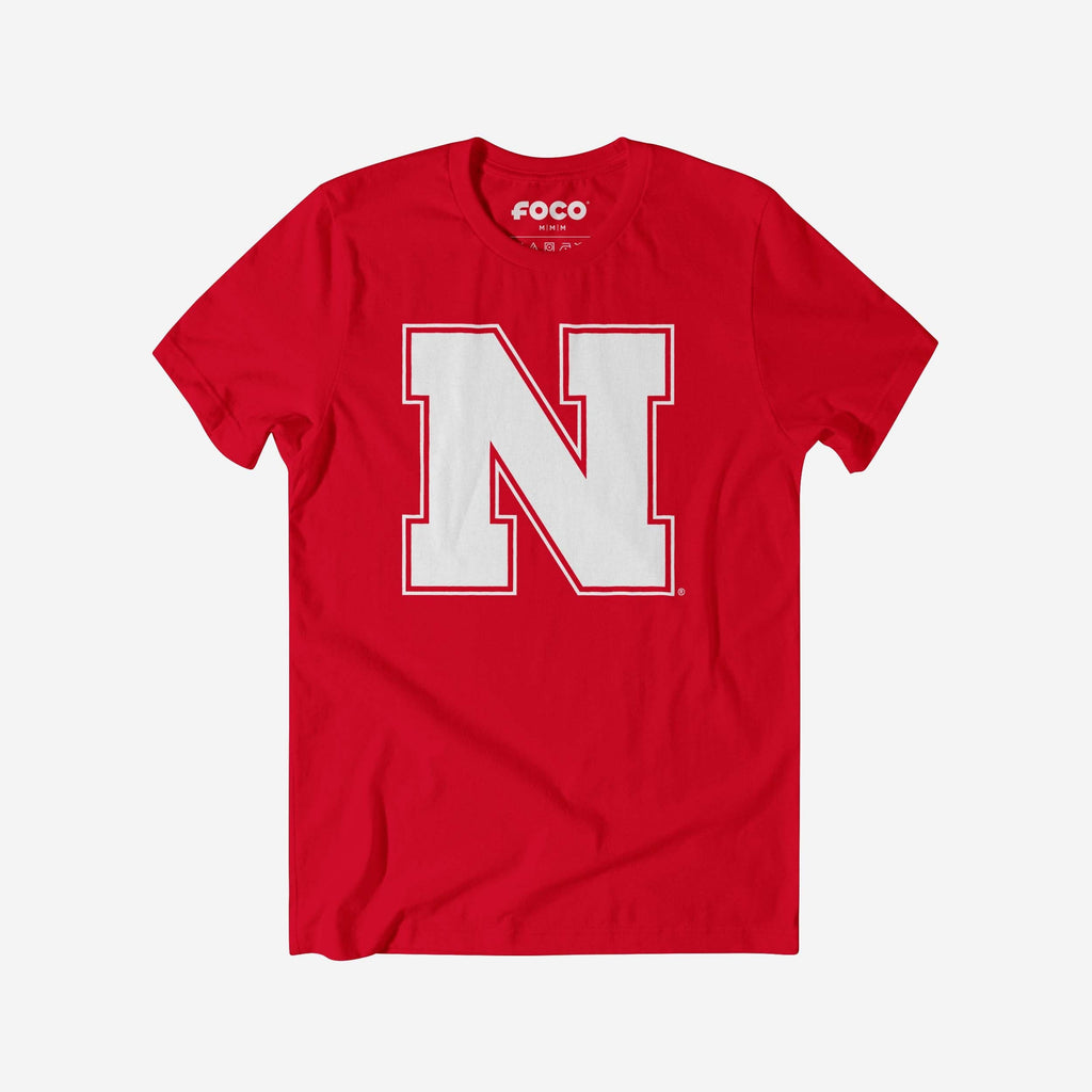 FOCO Nebraska Cornhuskers Primary Logo T-Shirt - Weiß / 2XL 2