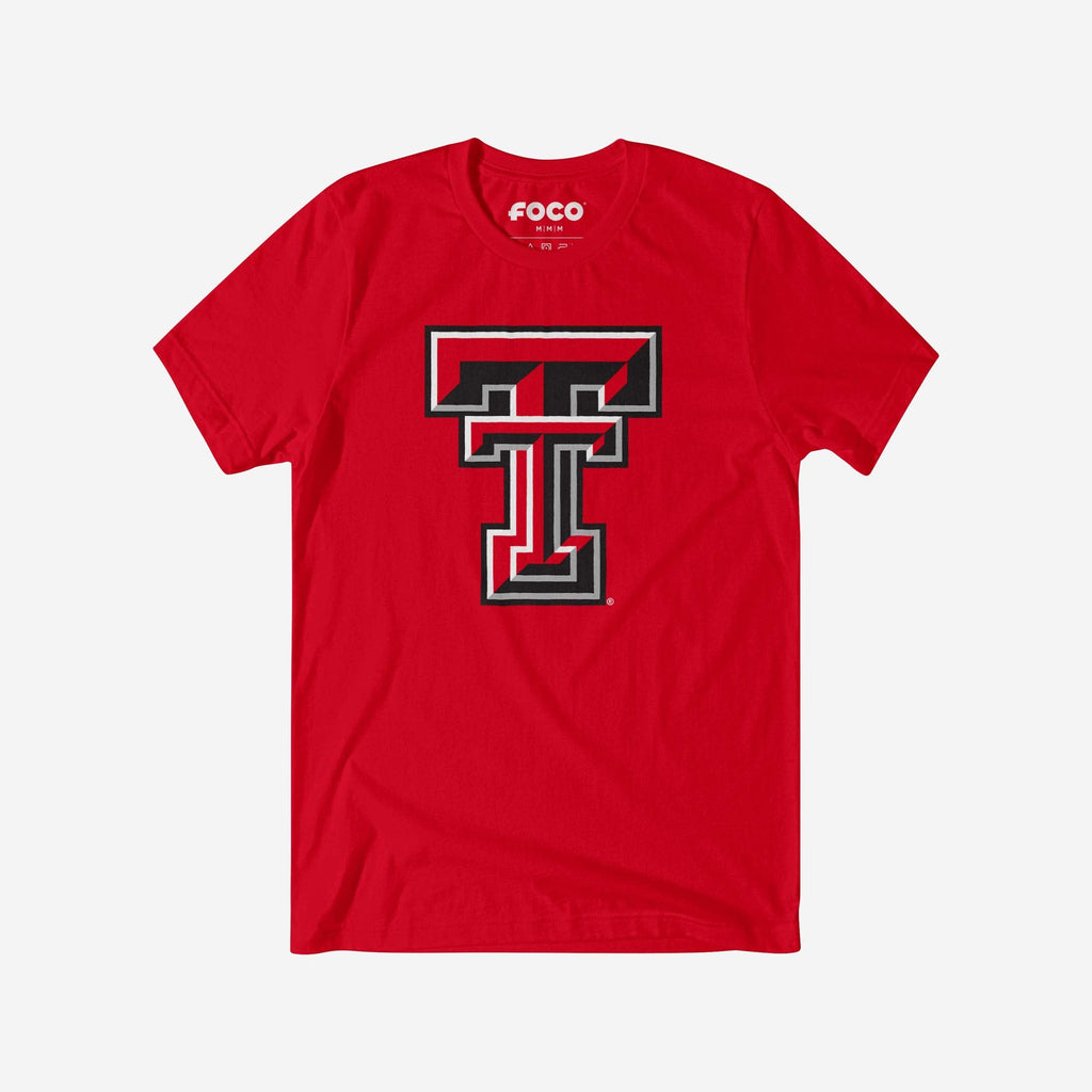 FOCO Texas Tech Red Raiders Primary Logo T-Shirt White XL 2