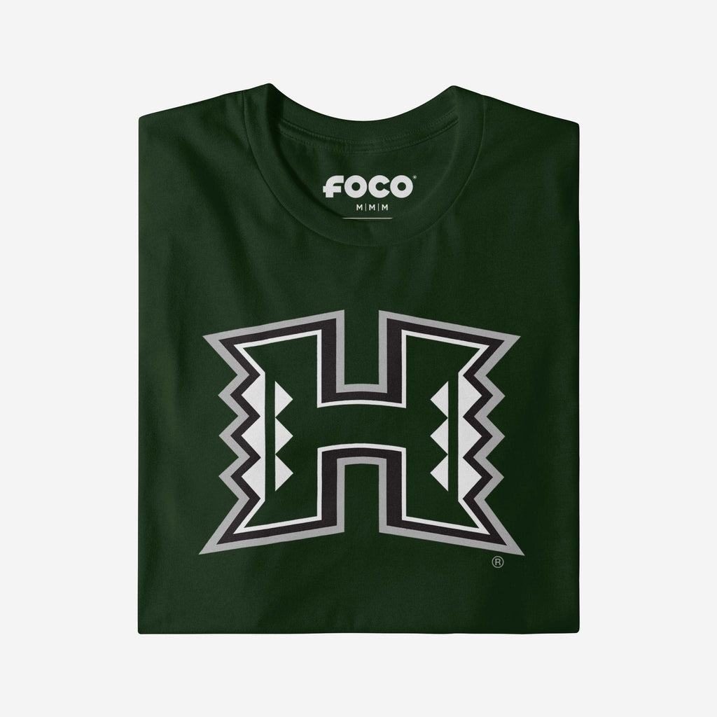 FOCO Hawaii Rainbow Warriors Primary Logo T-Shirt Forest 2XL 4