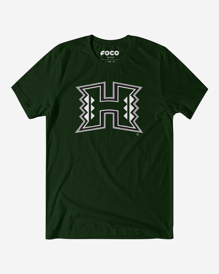 Hawaii Rainbow Warriors Primary Logo T-Shirt FOCO Forest S - FOCO.com