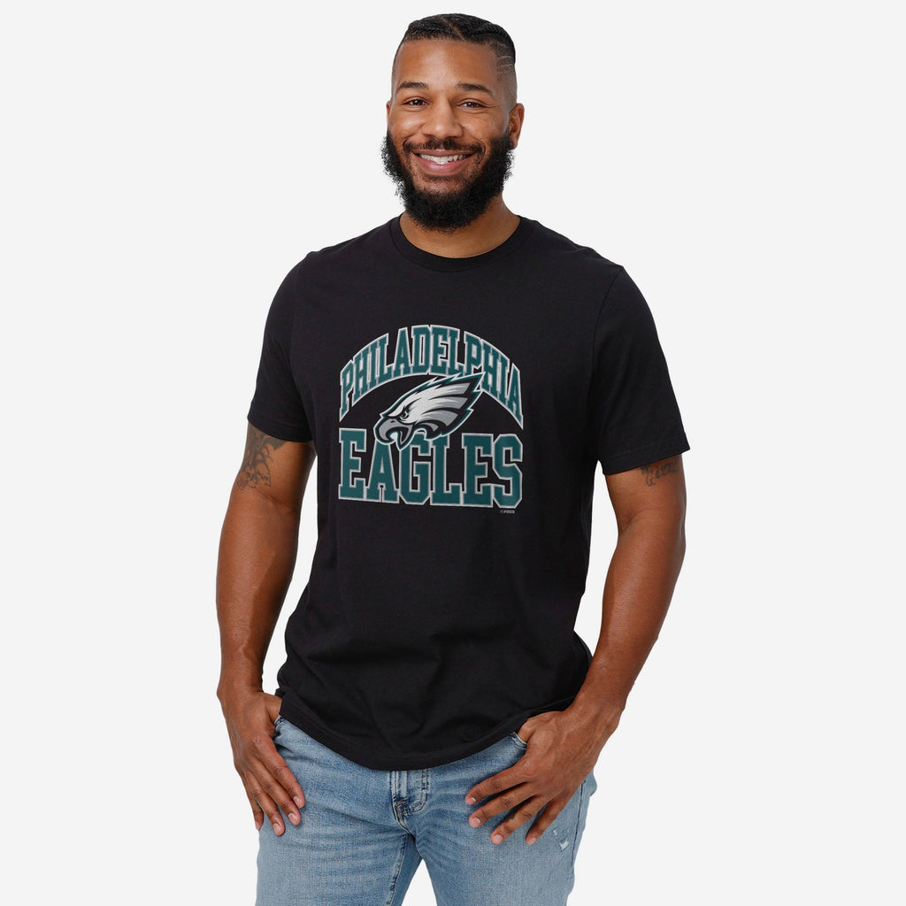 FOCO Philadelphia Eagles Arched Wordmark T-Shirt Black 3XL 3