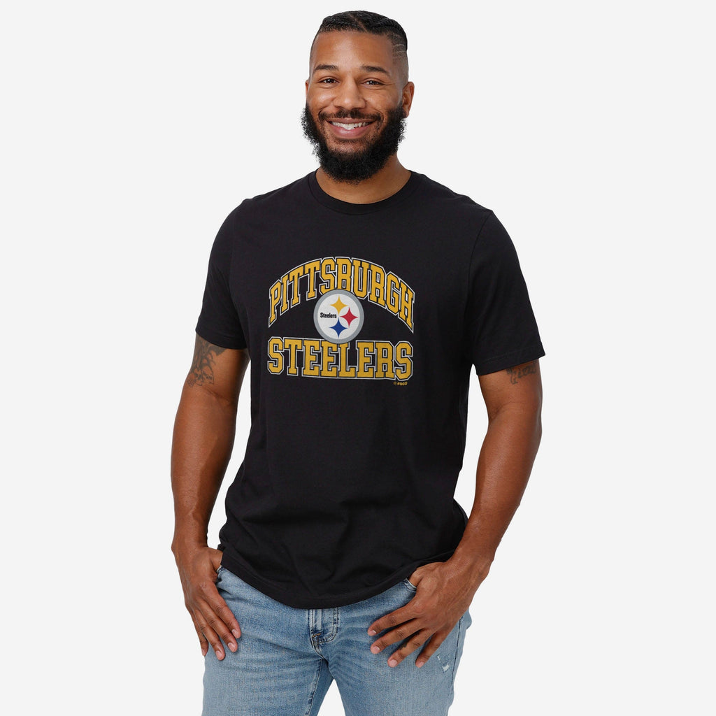FOCO Pittsburgh Steelers Arched Wordmark T-Shirt Black 3XL 3