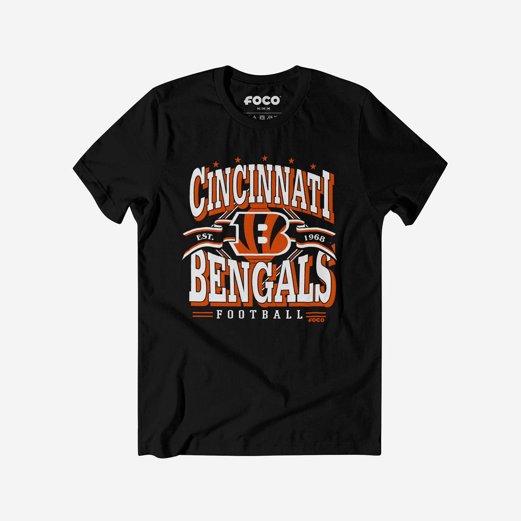 Cincinnati Bengals Established Banner TShirt FOCO