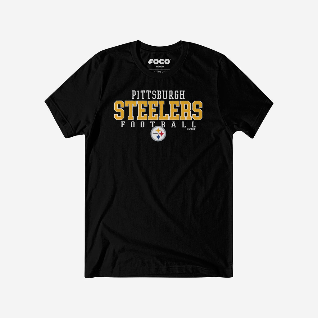 FOCO Pittsburgh Steelers Wordmark T-Shirt Men Size L 2