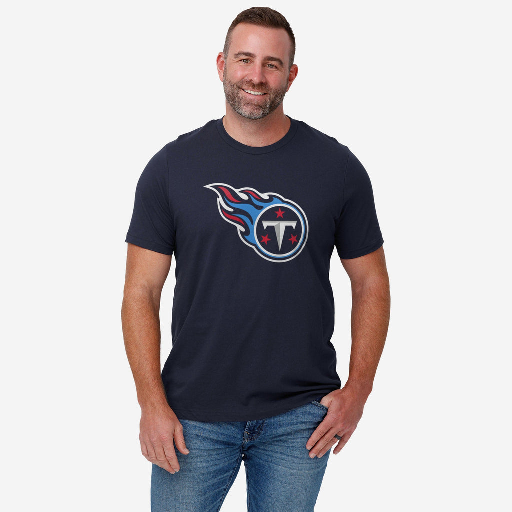 FOCO Tennessee Titans 1999 Retro Primary Logo T-Shirt Navy / M 3