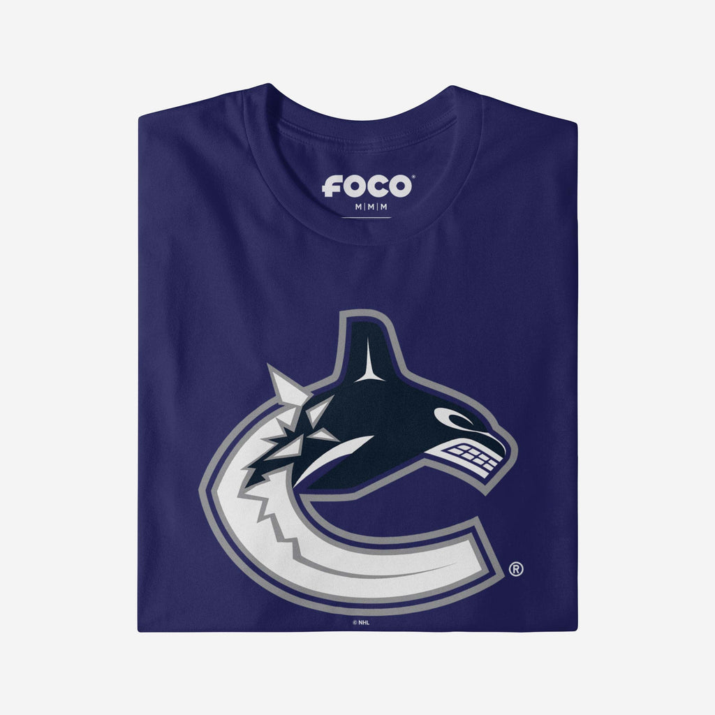 FOCO Vancouver Canucks Primary Logo T-Shirt Navy / M 4