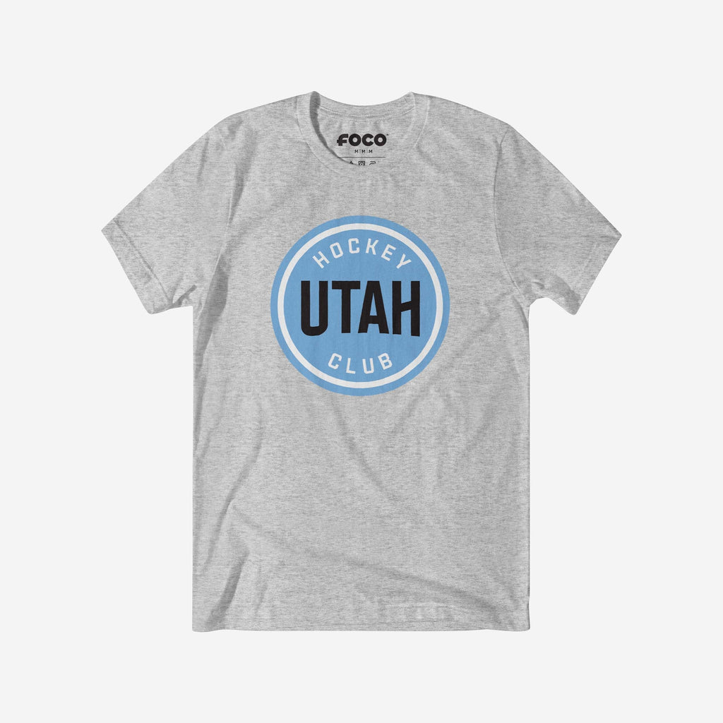 FOCO Utah Hockey Club Primary Logo T-Shirt Athletic Heather 3XL 2