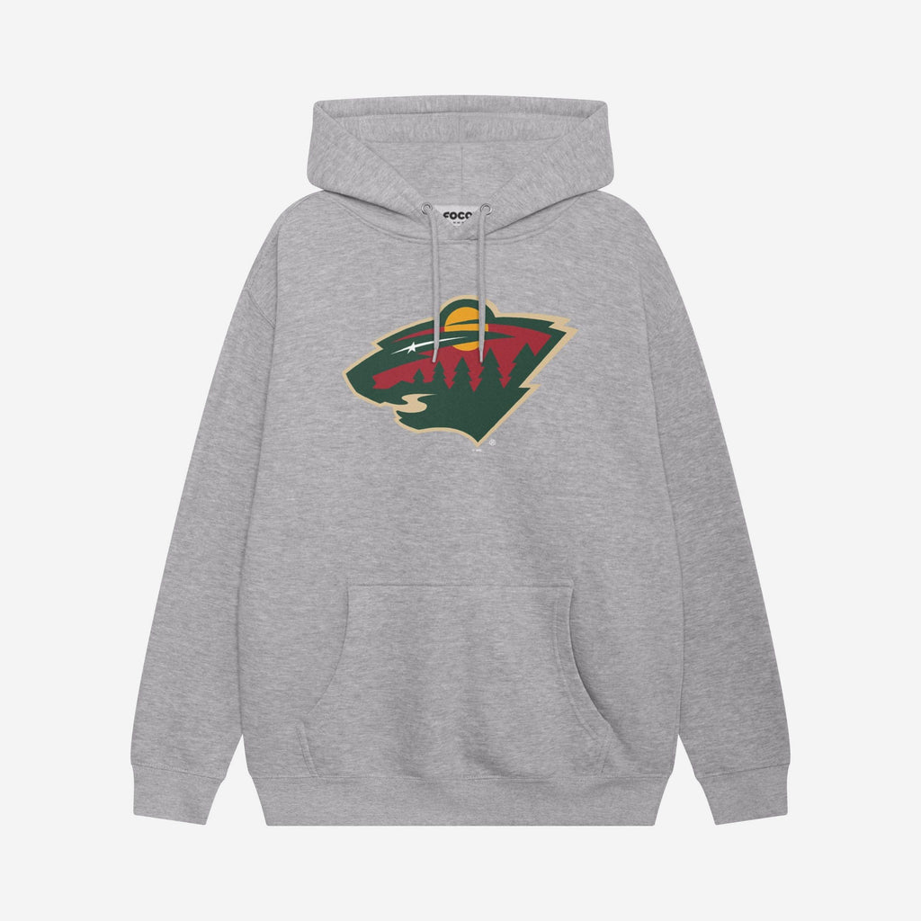 FOCO Minnesota Wild Primary Logo Hoodie White S 4
