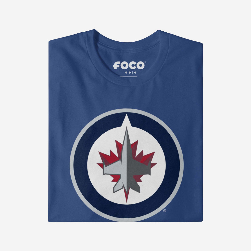 FOCO Winnipeg Jets Primary Logo T-Shirt Navy 3XL 4