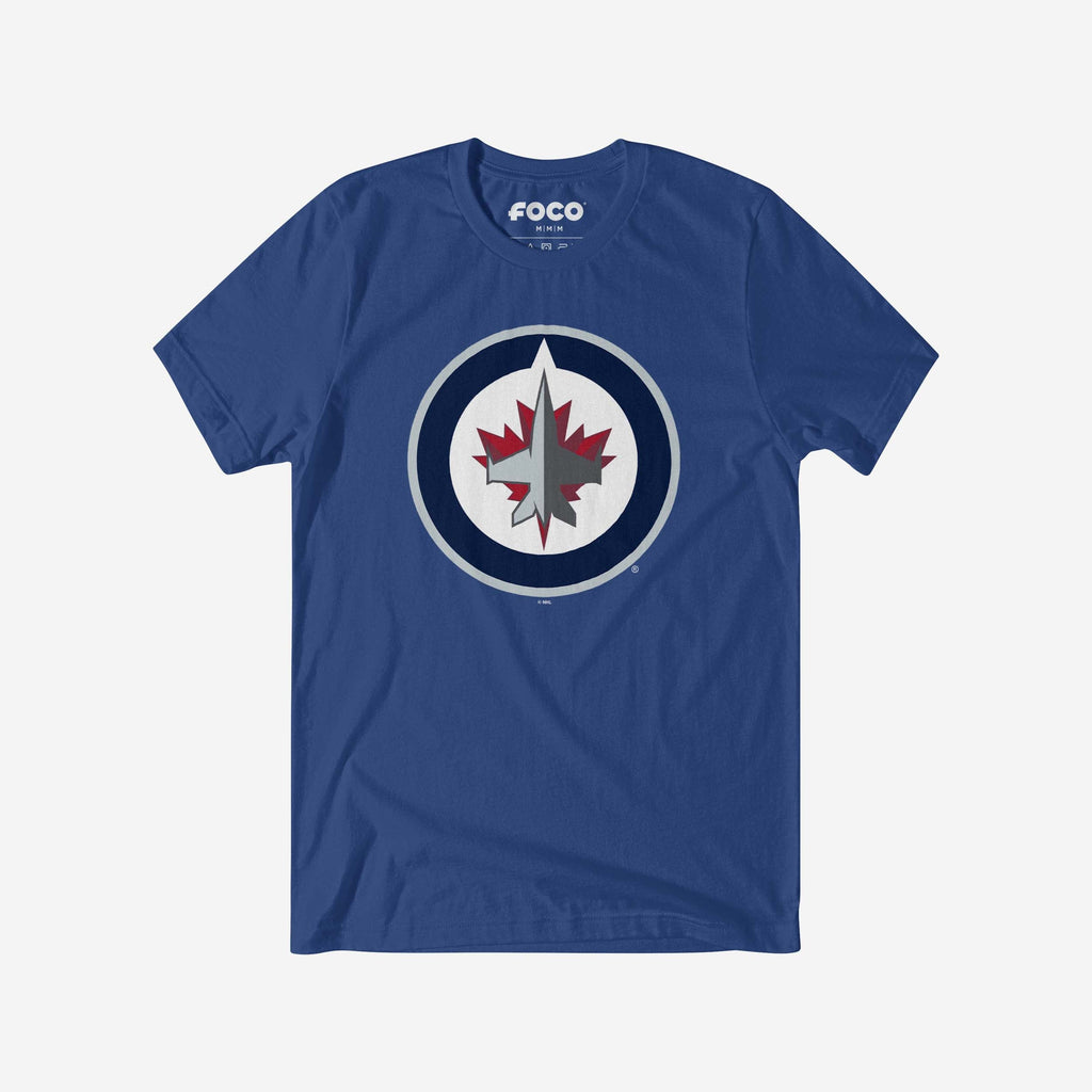 FOCO Winnipeg Jets Primary Logo T-Shirt Navy 3XL 2