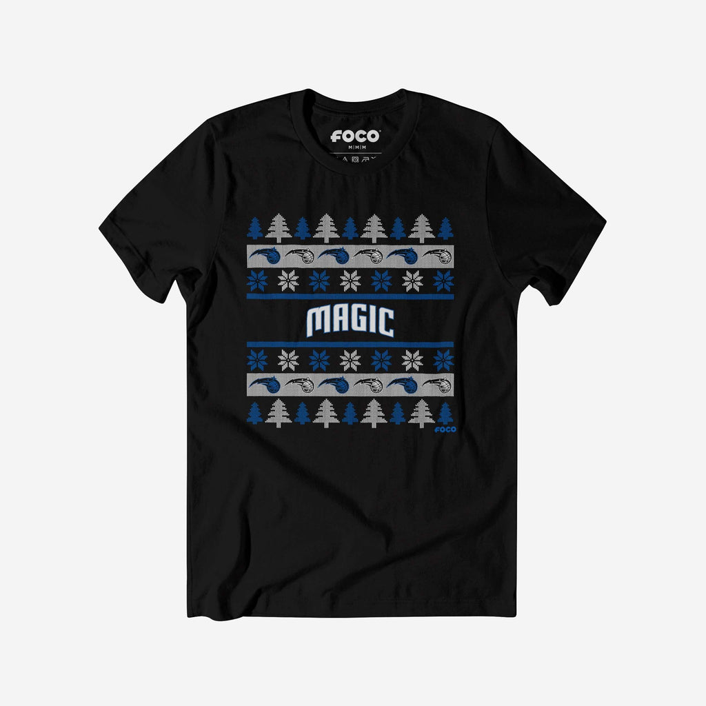 FOCO Orlando Magic Holiday Sweater T-Shirt Blue L Men 2