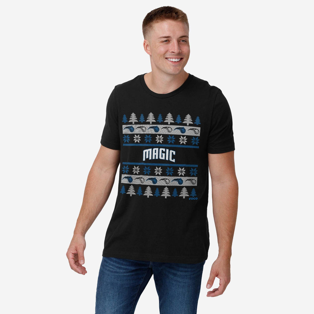 FOCO Orlando Magic Holiday Sweater T-Shirt Blue L Men 3