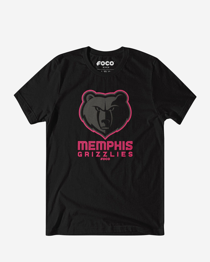 Memphis Grizzlies Highlight Reel T-Shirt FOCO Black/Neon Pink S - FOCO.com