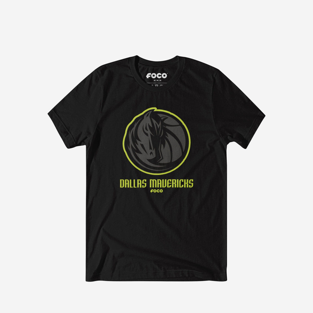 FOCO Dallas Mavericks Highlight Reel T-Shirt Black/Volt S Unisex 4