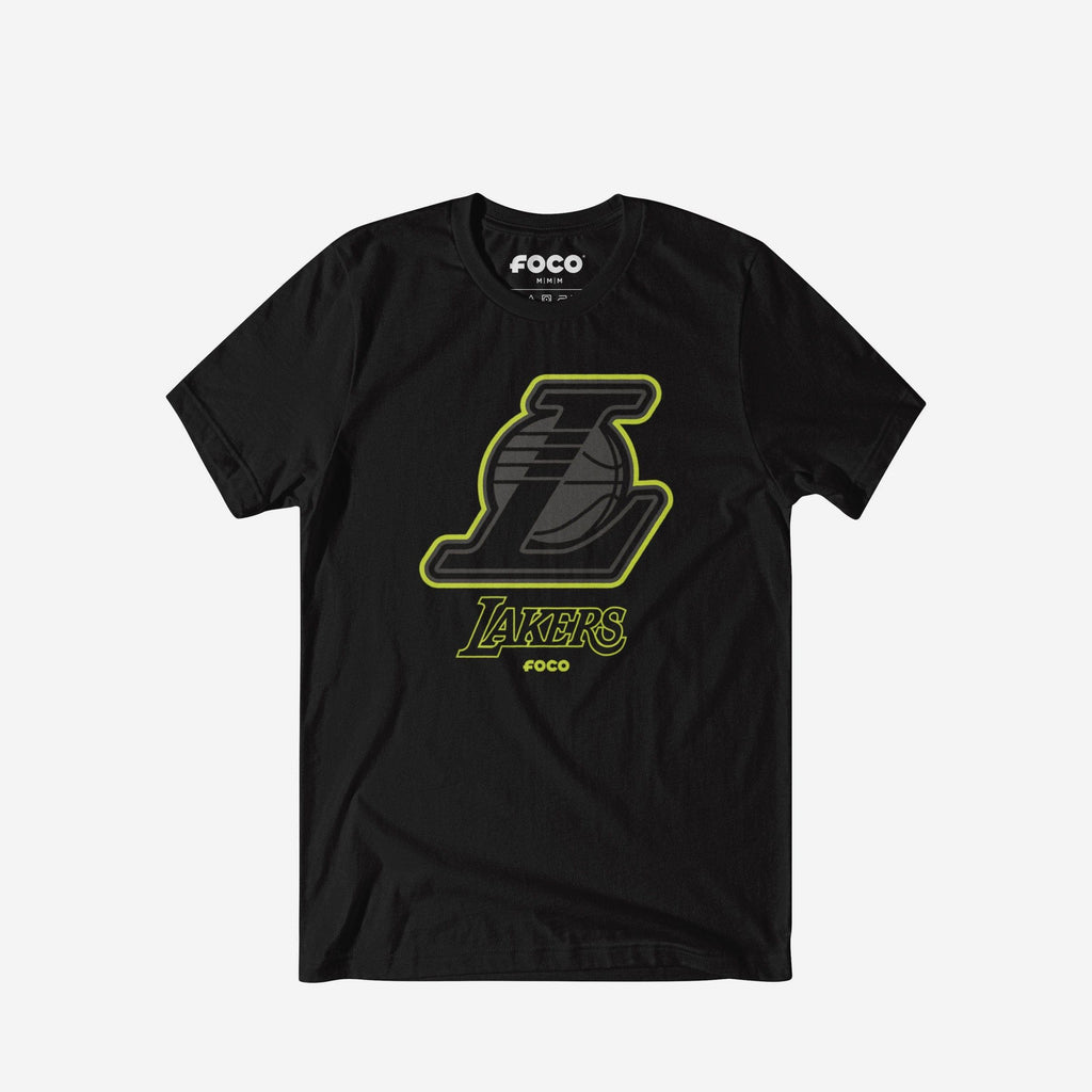 FOCO Los Angeles Lakers Highlight Reel T-Shirt Black/Volt S 4