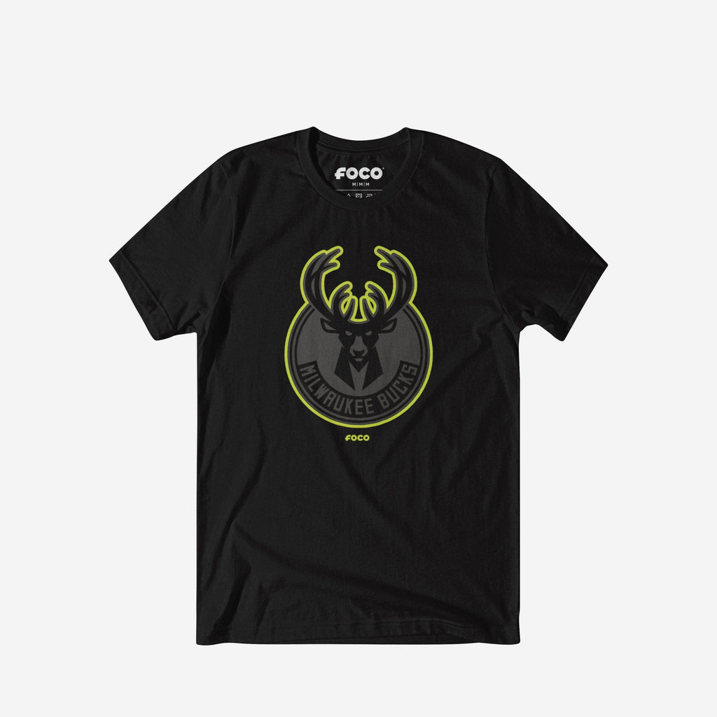 FOCO Milwaukee Bucks Highlight Reel T-Shirt Black/Neon Pink 2XL 4