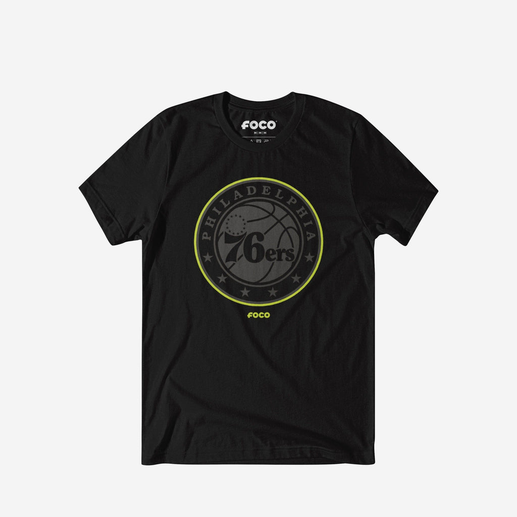 FOCO Philadelphia 76ers Highlight Reel T-Shirt - Schwarz/Neonpink / M - Unisex 4