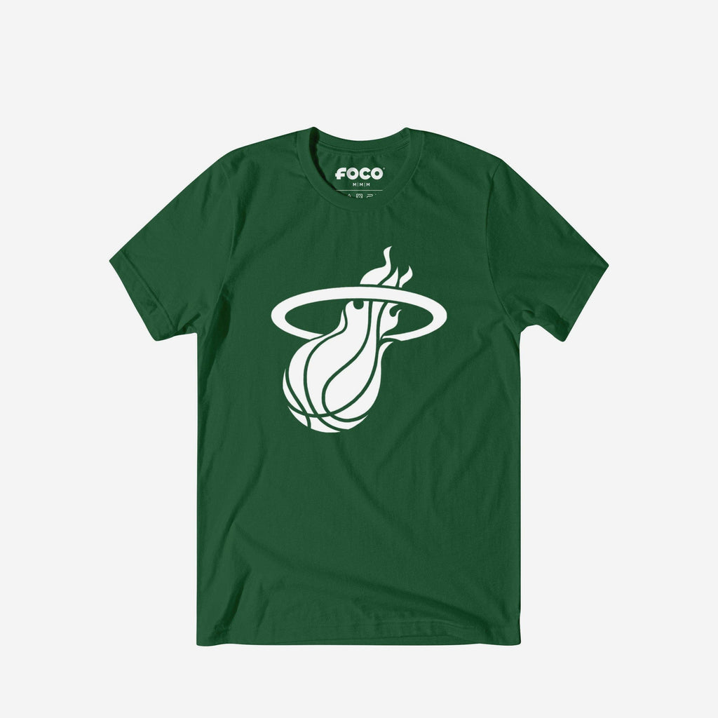 FOCO Miami Heat Logo T-Shirt White S Men 2