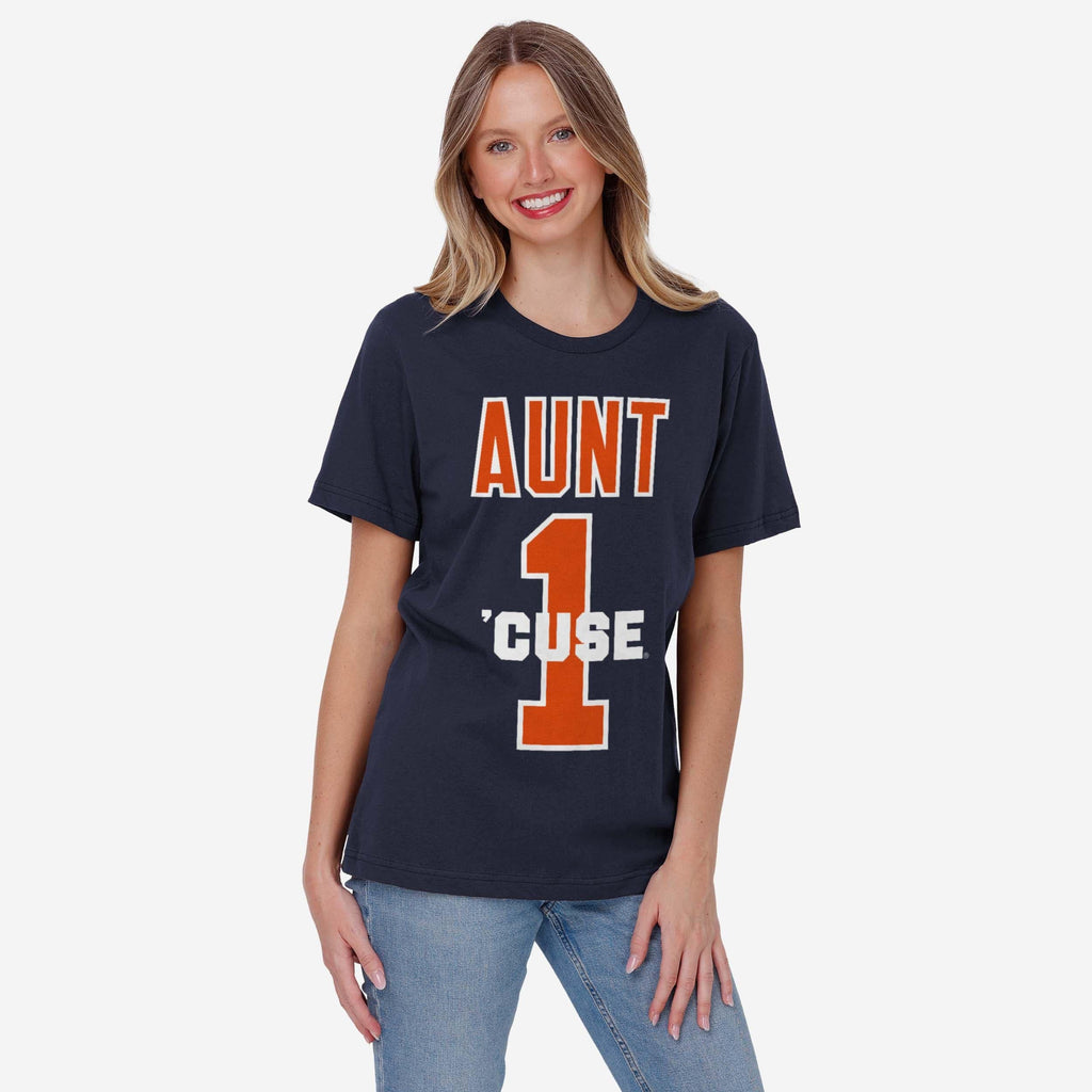 FOCO Syracuse Orange Number 1 Aunt T-Shirt Orange M Women 3